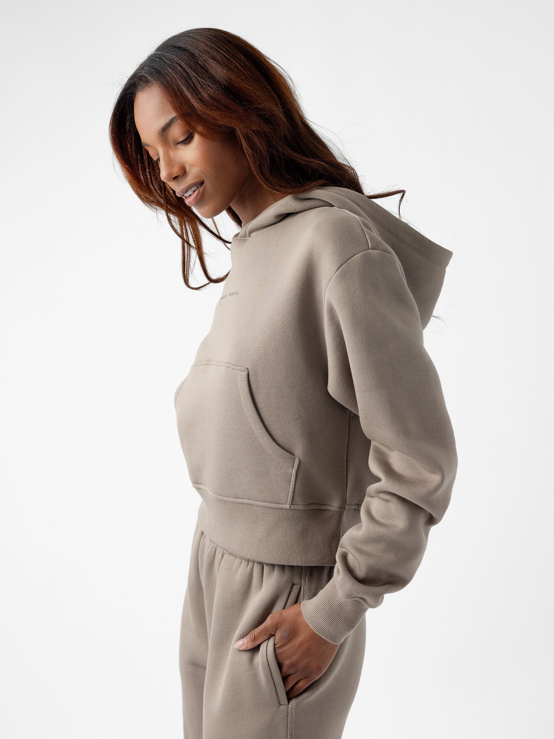 Alternative view of Women's CityScape Cropped Hoodie - Last Chance