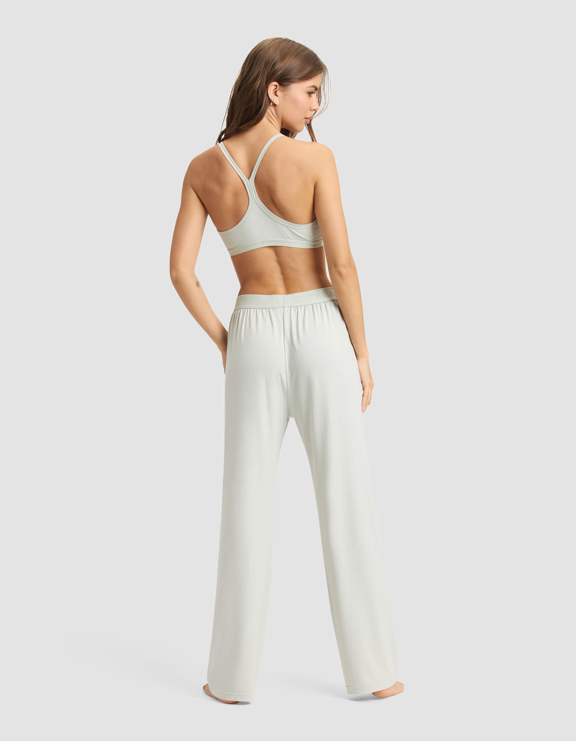 Alternative view of Women's First Layer Pajama Soft Bra & Pant Set