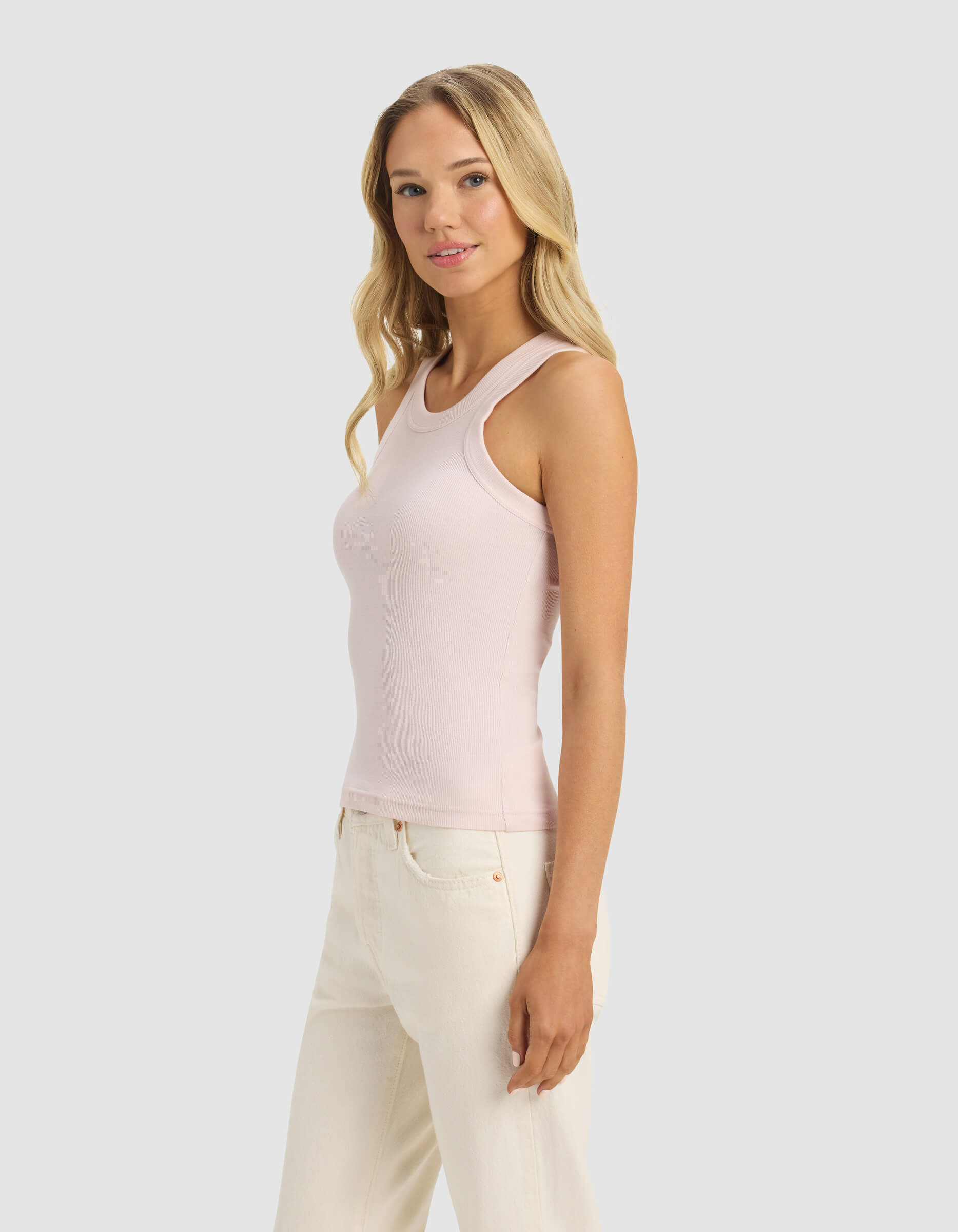 Alternative view of Women's Fine Ribbed Tank
