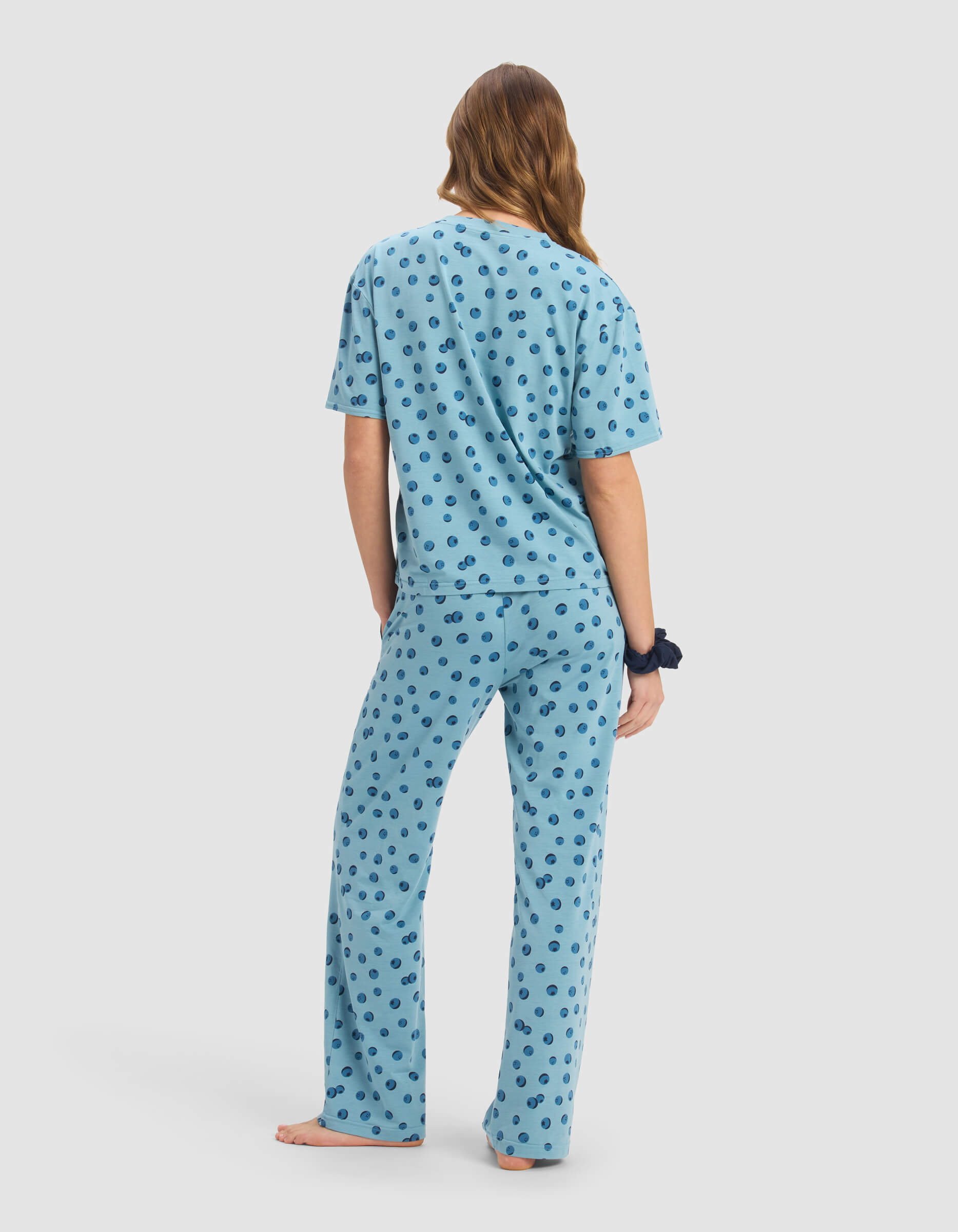 Women's First Layer Pajama Short Sleeve Tee & Pant Set - Image 40