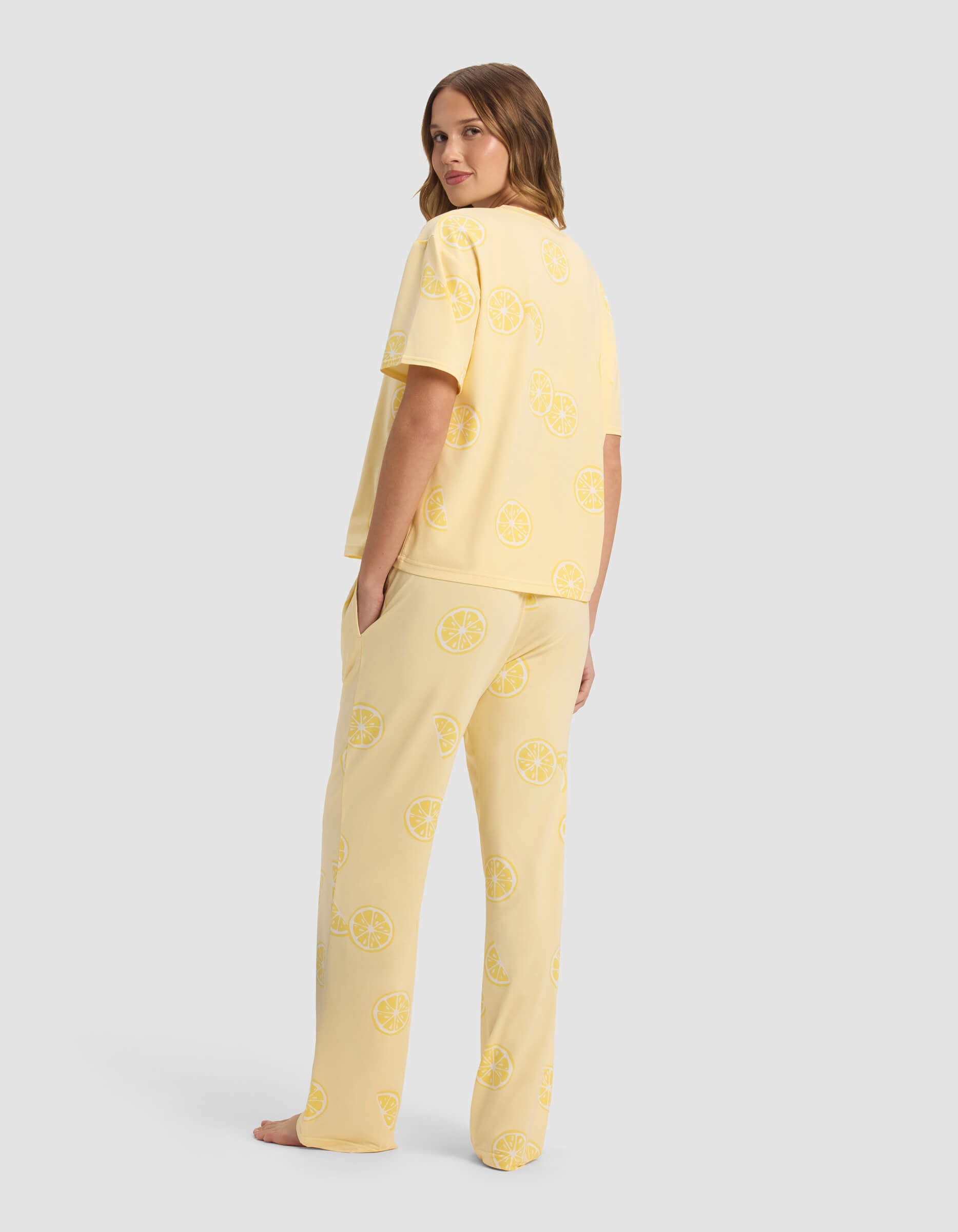 Women's First Layer Pajama Short Sleeve Tee & Pant Set - Image 9