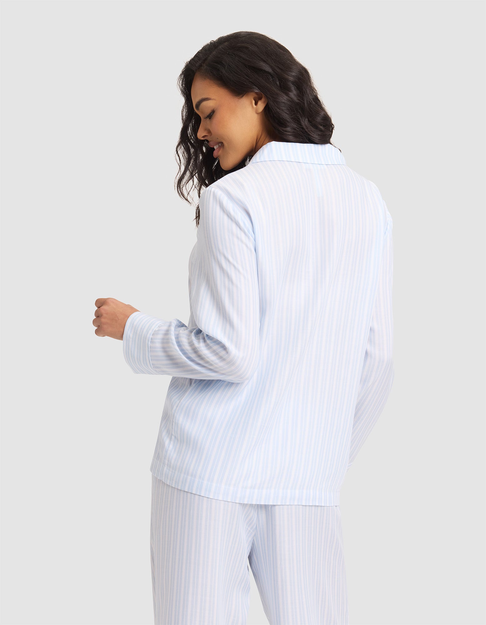 Alternative view of Women's Soft Woven Long Sleeve Pajama Top - Last Chance